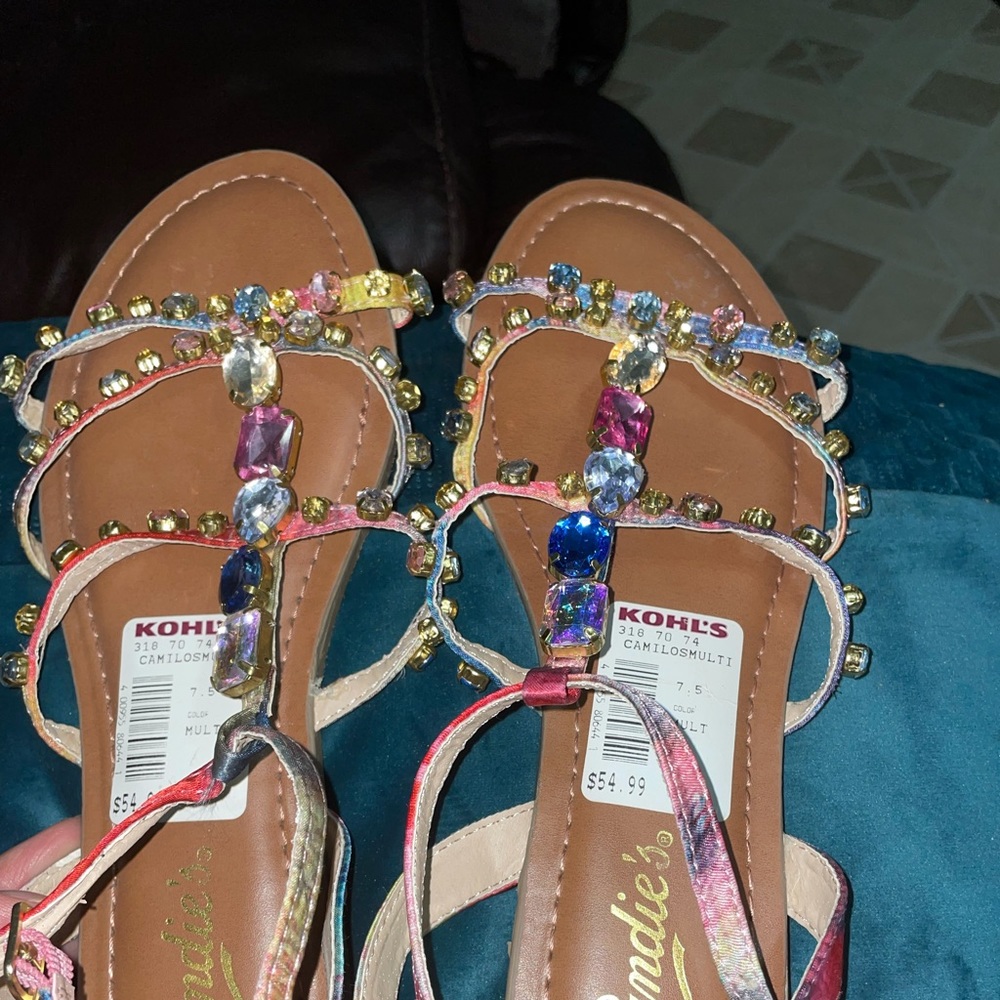 Super cute women’s colorful sandals. Brand new.